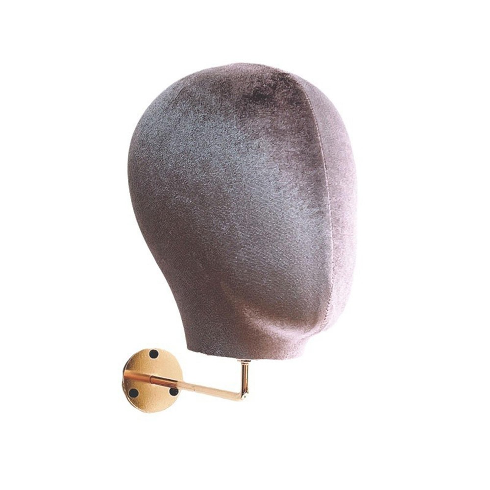 Mannequin Head Model Wall Mounted Hat Display Head Hat Wig Display Stand for