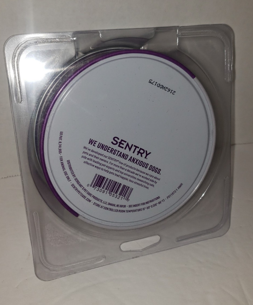 NEW Sentry Calming Collar for dog Pheromone Helps Modify Stress Related Behavior