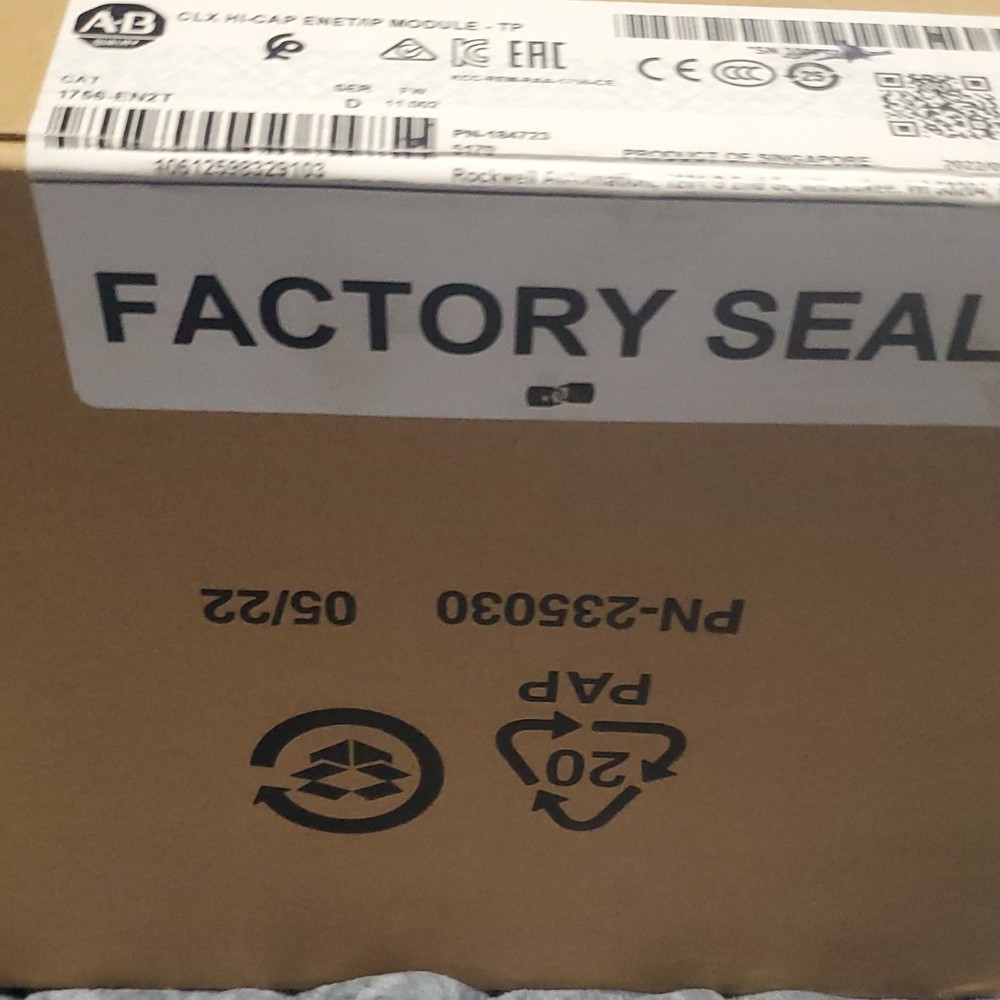 Allen-Bradley 1756-EN2T ControlLogix Ethernet Module MPN 1756-EN2T Communication