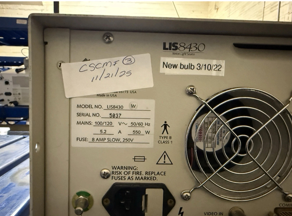 Linvatec Concept LIS8430 Xenon Light Source.