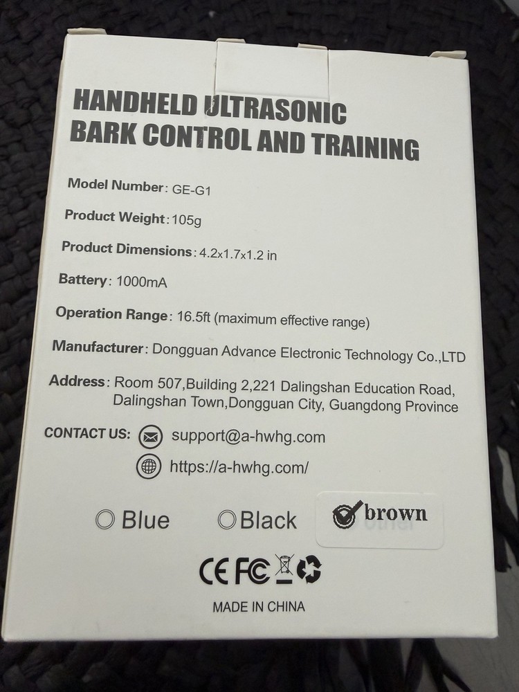 Ahehg Pets Intelligent Training Expert (Bark Control)