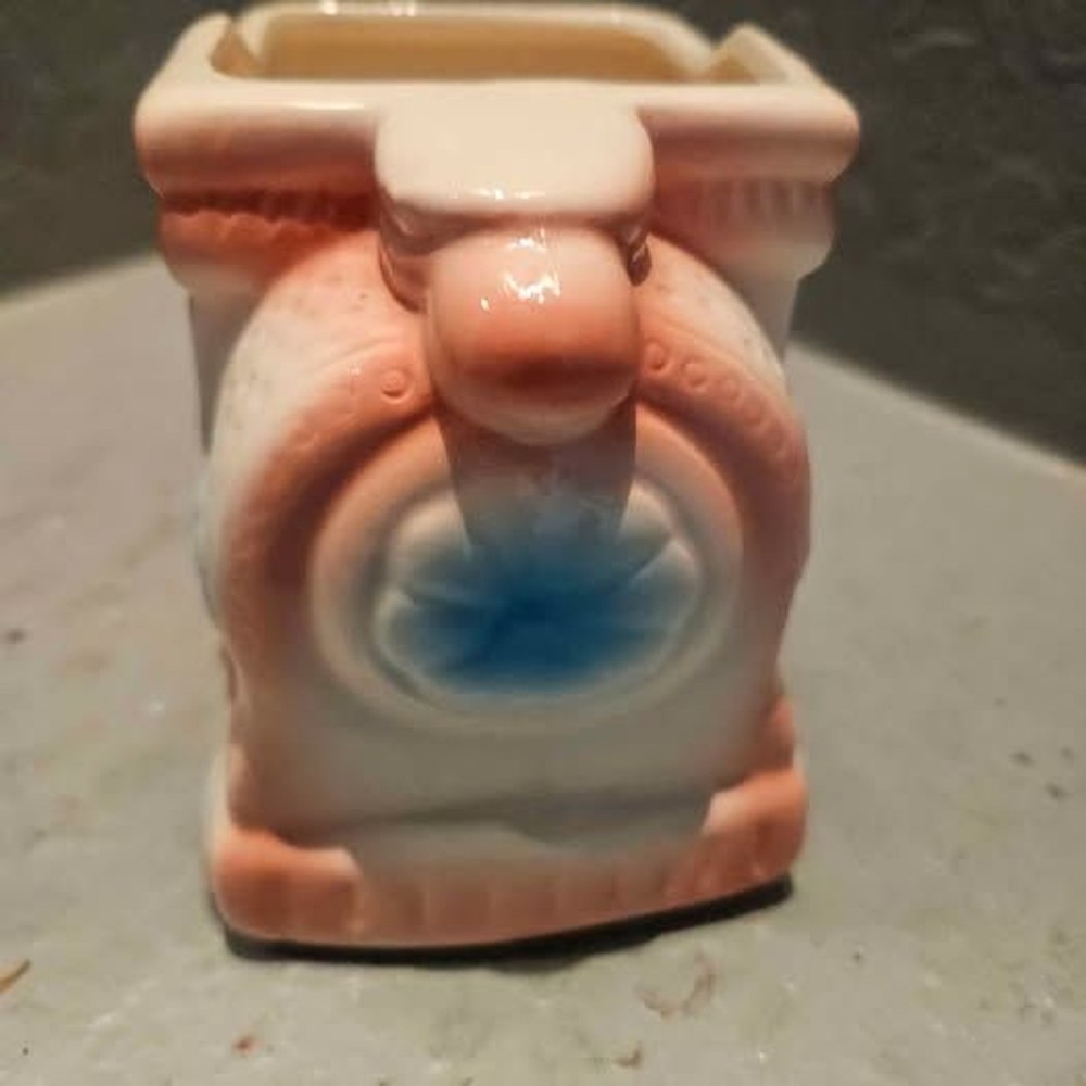 Ceramic Baby Train Planter Pot 5" x 3"
