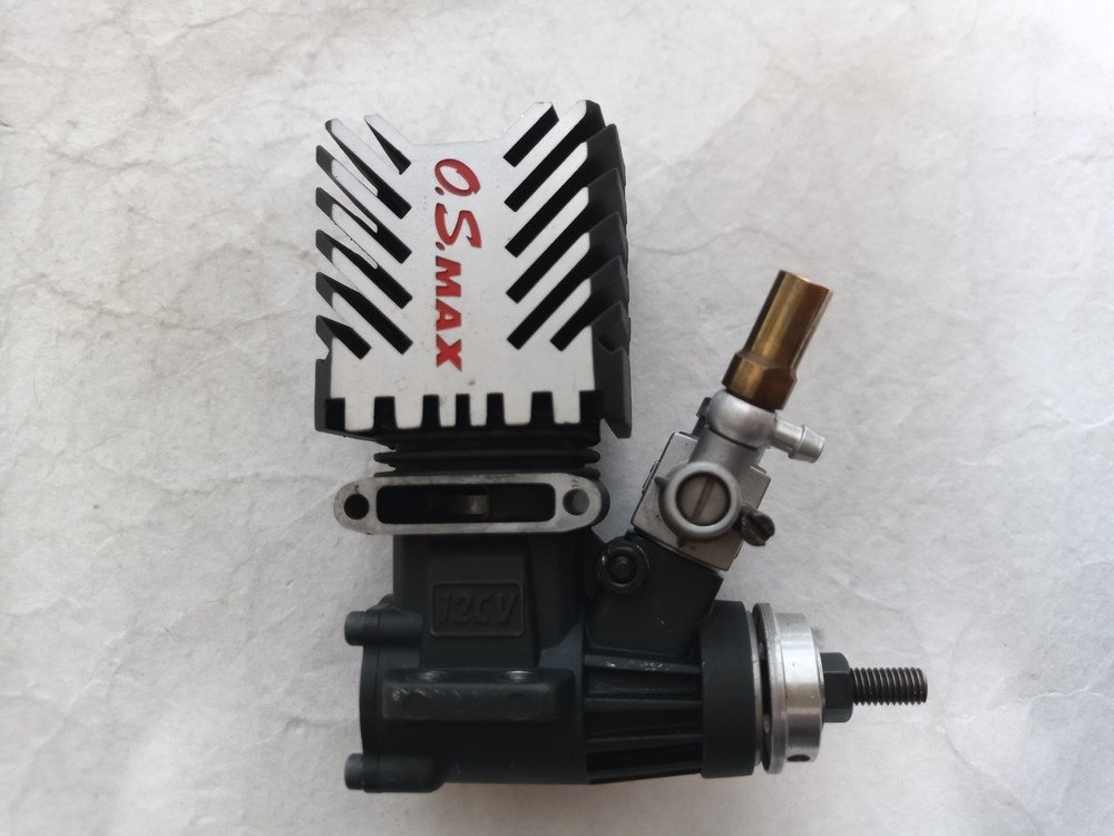 O.S. MAX 12CV Engine OS Radio Control Used Item Black