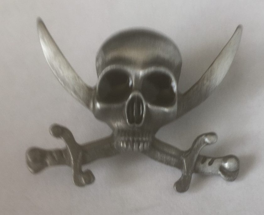 Skull    pin badge#2