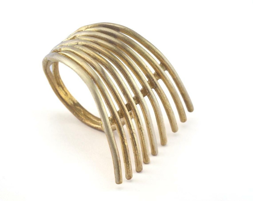 Adjustable Ring Raw brass (19mm 9US inner size - Adjustable ) OZ2738