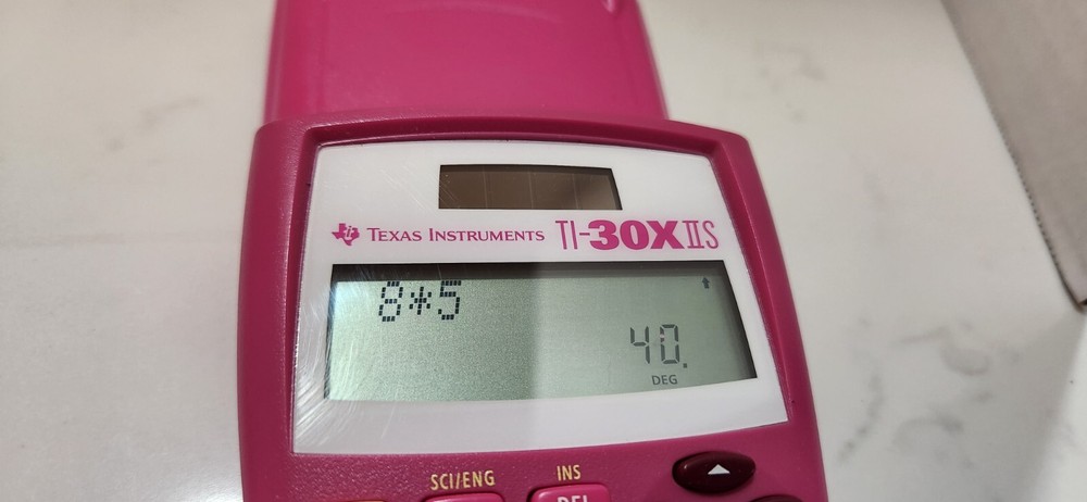 TEXAS INSTRUMENTS TI 30XIIS Fundamental Math Scientific Calculator