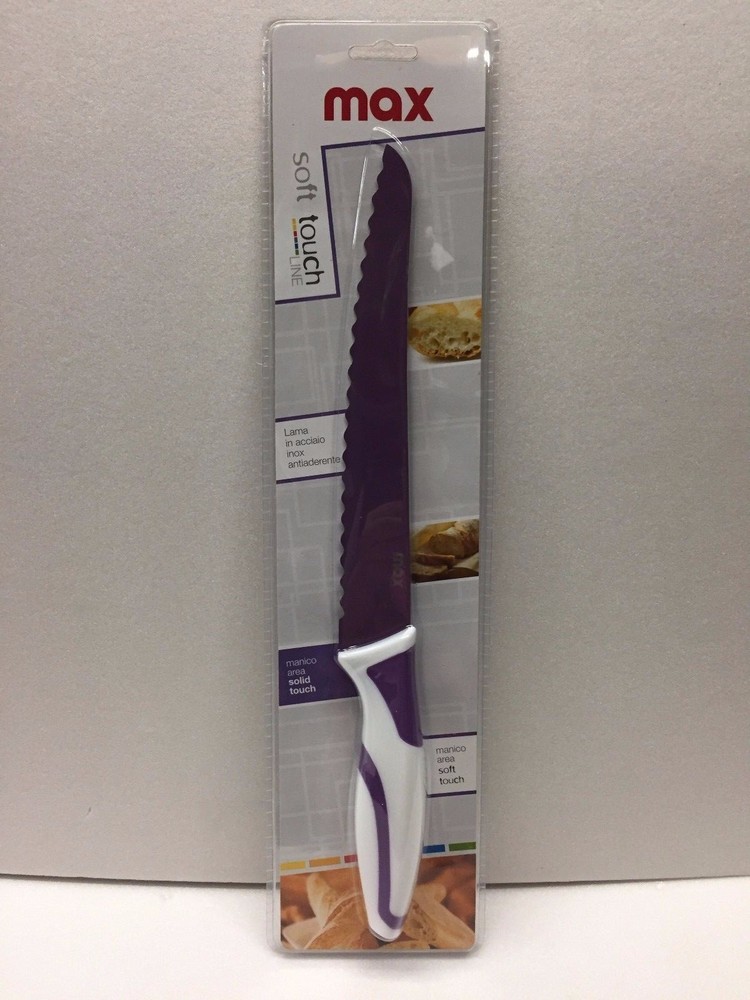 Max Soft Touch Line Kitchen Knifes - Bread Knife-