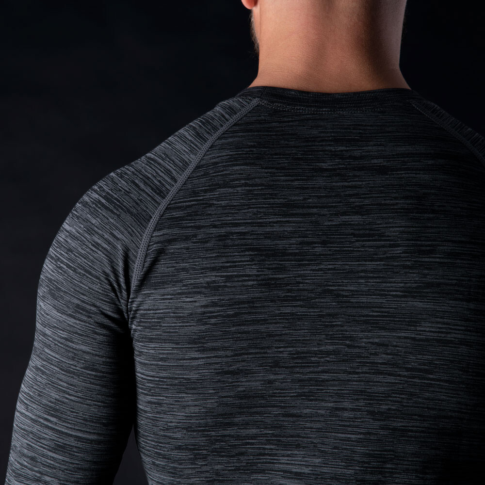 Oxford Advanced Base Layer Multi-season Motorcycle Base Layer Top - Charcoal