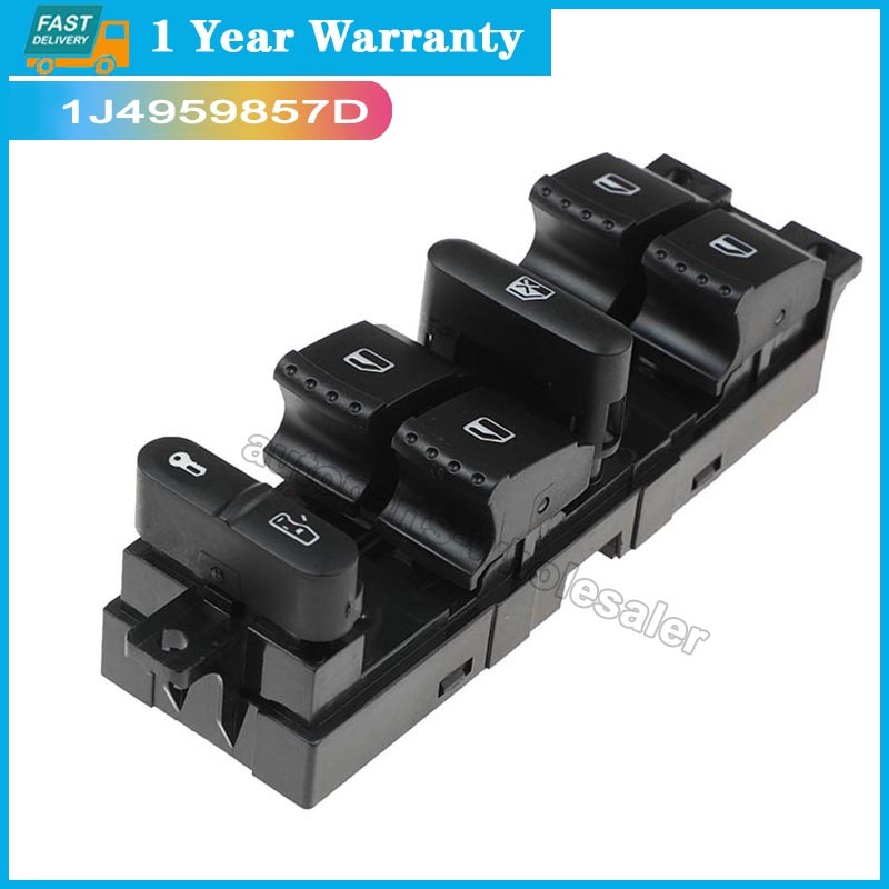 Master Power Window Switch Front Left Driver Side Fits For VW Golf Jetta Passat