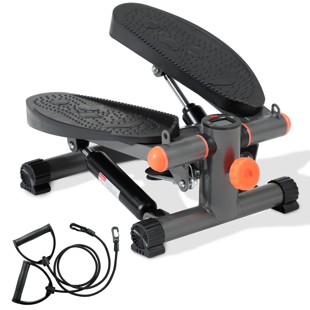 Mini Stair Stepper for Exercise at Home with Resistance Bands Exercise Equipm...