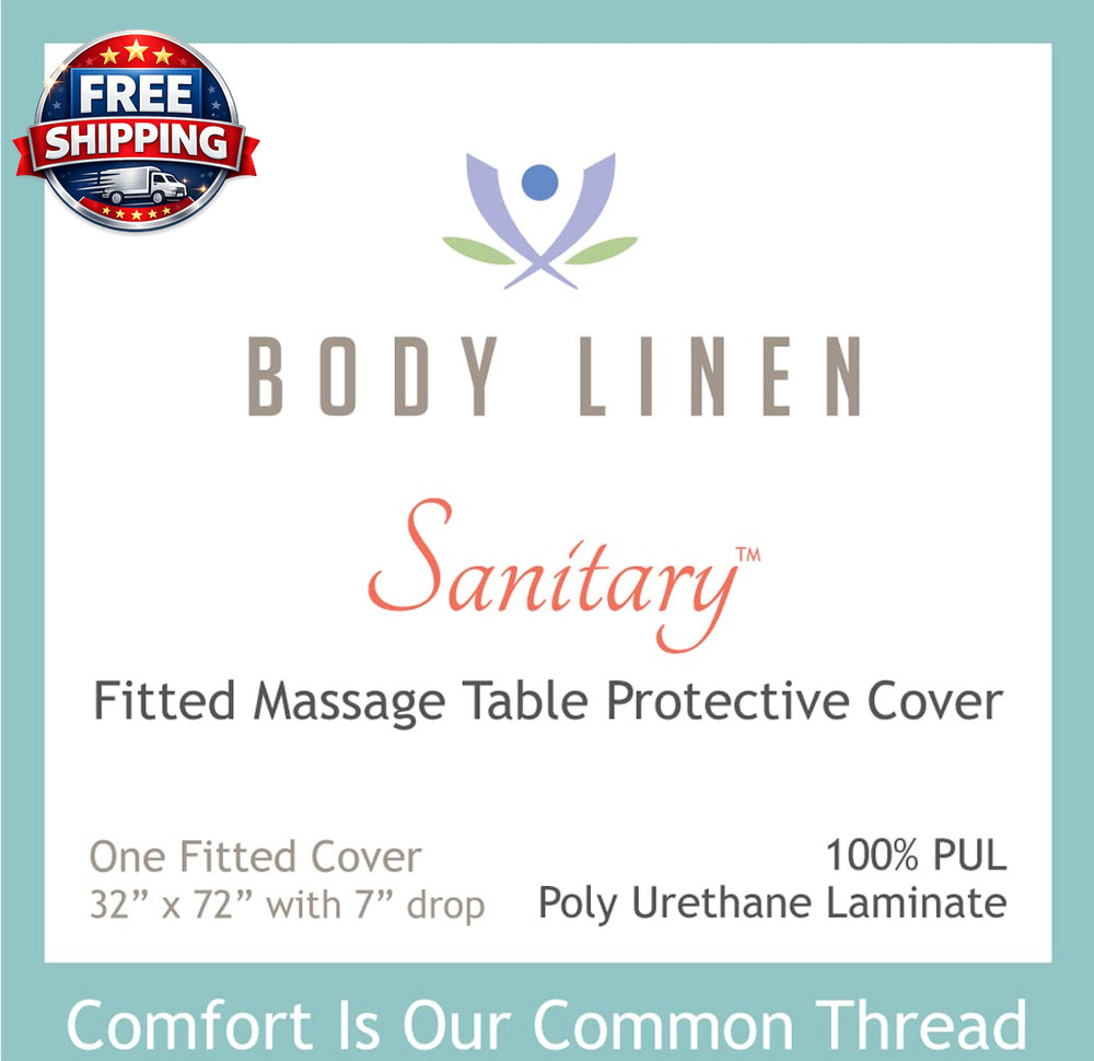 Massage Table Cover - Reusable Barrier with Wipe Clean Surface. Wate