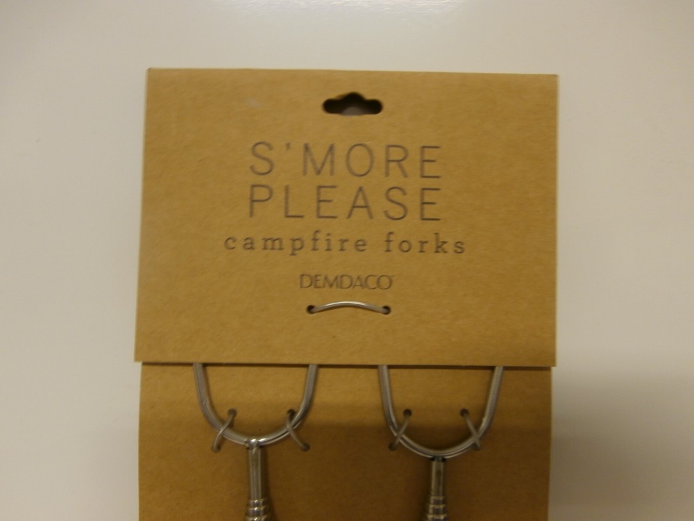 Demdaco S’more Please Campfire Sticks Extendable Roasting Forks Telescoping