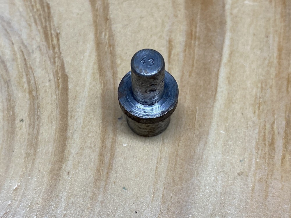 RCBS Lubrisizer #43 TOP PUNCH Bullet Sizer Lyman Press Vintage Reloading Tool