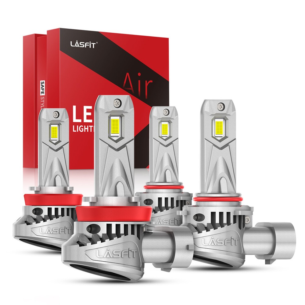 Lasfit H11 9005 LED Headlights Bulb High Low Beam 120W Super Bright LCair Series