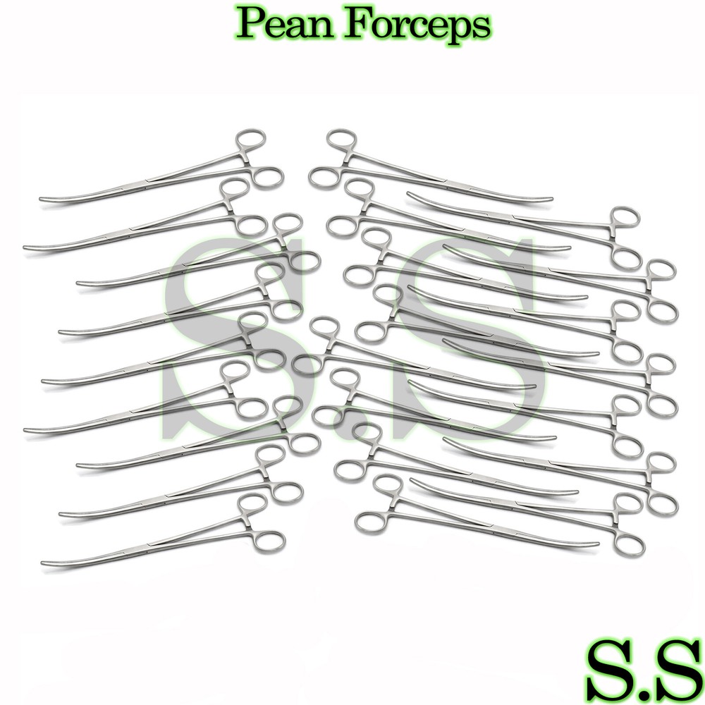 24 Pcs ROCHESTER PEAN Forceps 8" Curved Surgical Instruments