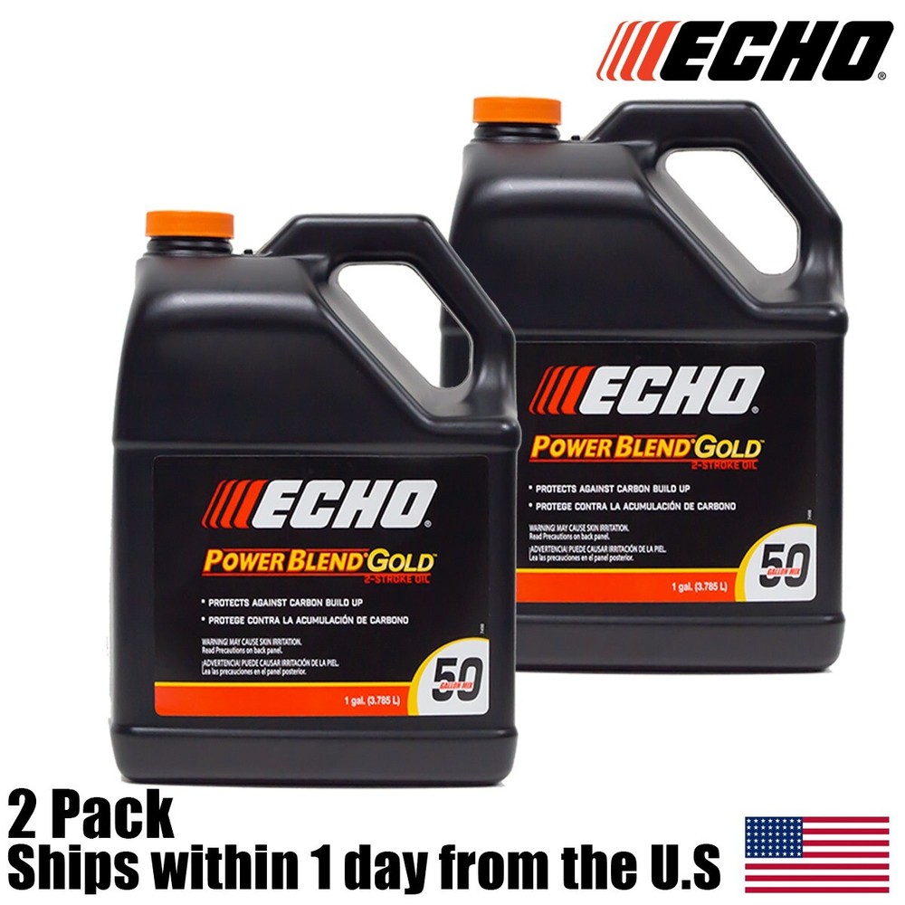 2PK Echo One Gallon Bottles 2 Cycle Engine Oil Mix – Power Blend 6450050