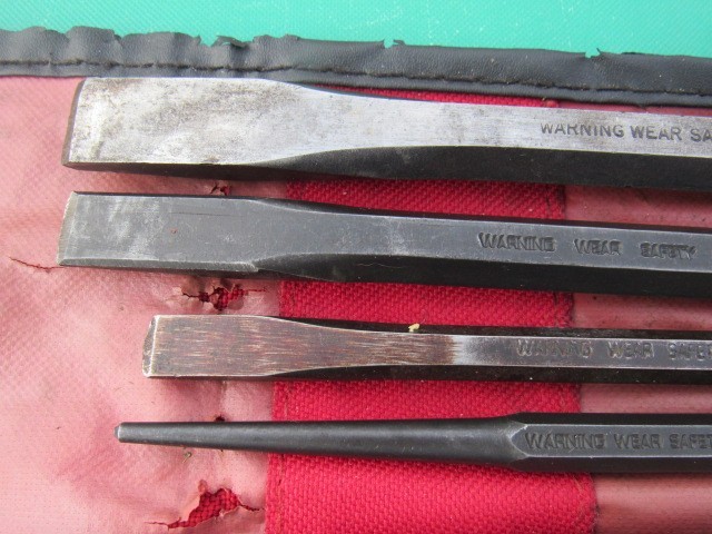 SNAP ON PPCBK715 15 PIECE DRIFT / PIN PUNCH & CHISEL SET W BAG