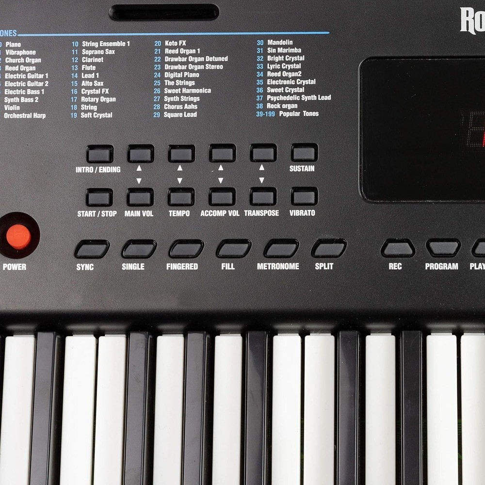 61-Key Compact Digital Piano with LED Display & Learning Features for All