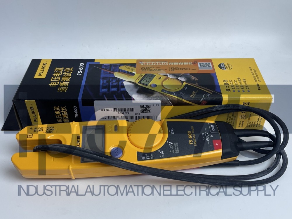 Fluke T5-600 Clamp Meter Continuity Current Electrical Tester #Z