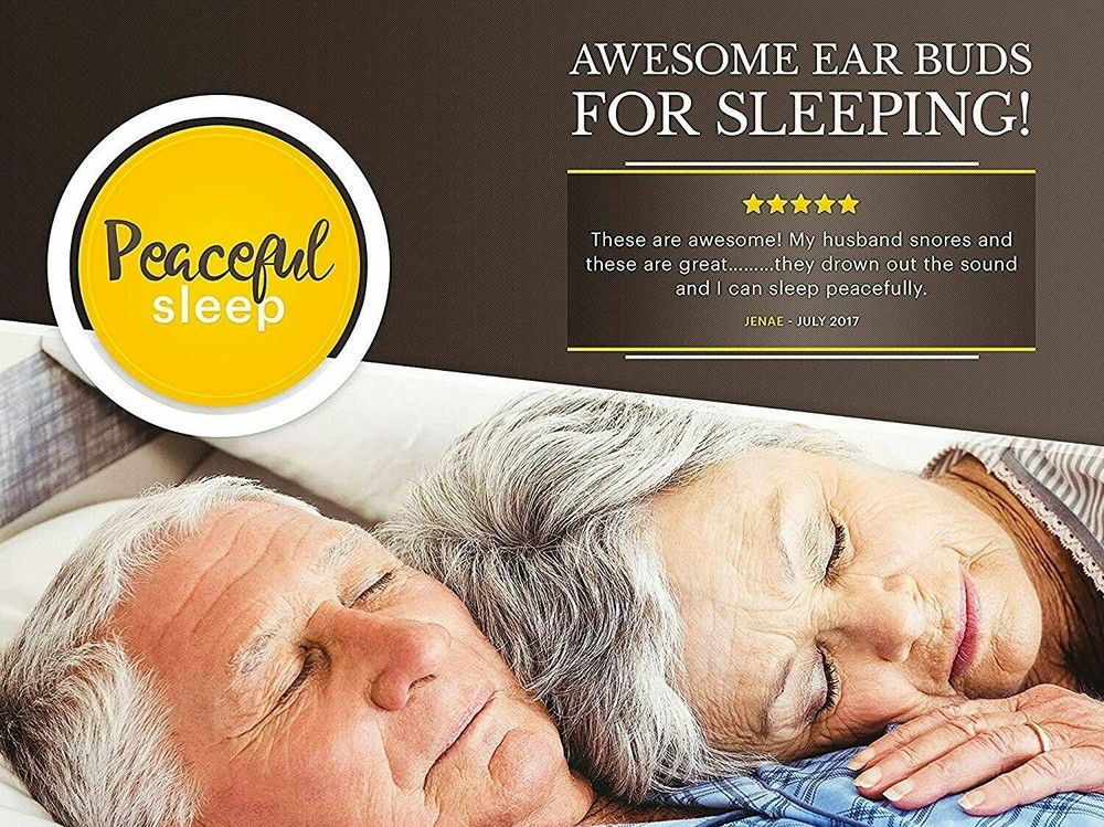 Foam Ear Plugs For Sleeping Noise Cancelling 32db Sound Blocking Bell-shaped