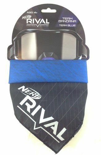 Nerf Rival Precision Battling Face Bandana Team Blue AGES 14+ By Hasbro