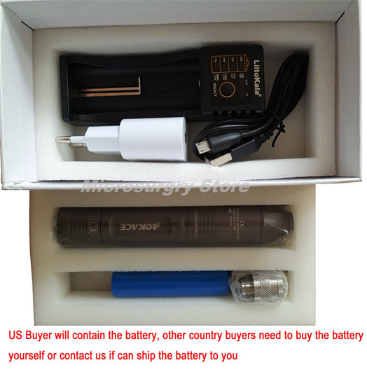 Portable Led Cold Light Source with Battery&Adaptor Connect to Wolf Light Cable