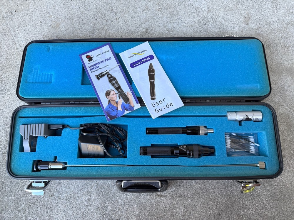 Hawkeye Rigid Gradient Lens SuperNova Pro Microslim Borescope StreamLight Kit