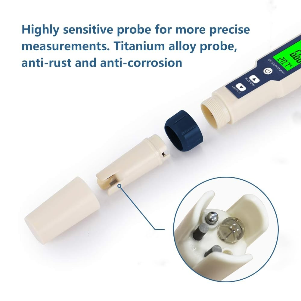 AH-PH+EC Meter,TDS,Salt,Water Temperature