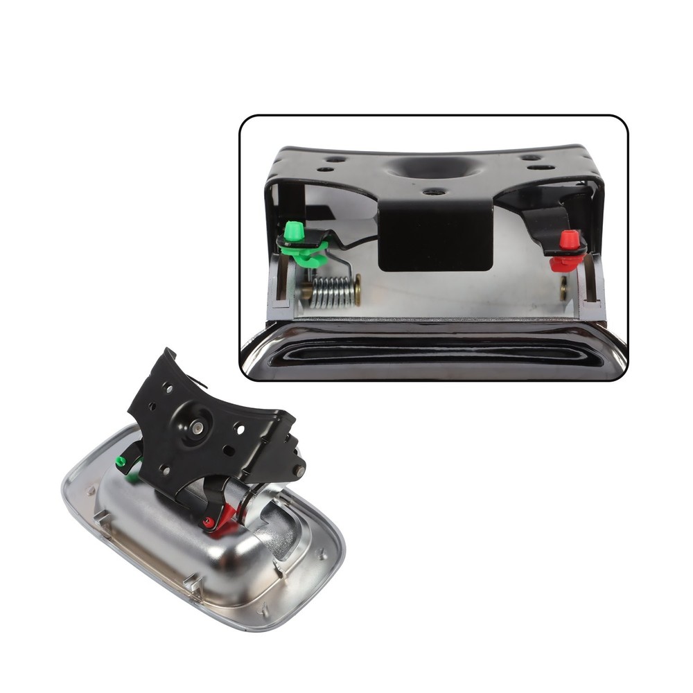 For Chevy Silverado 1500 2500 3500 GMC Chrome Tailgate Handle w/ Bezel Set