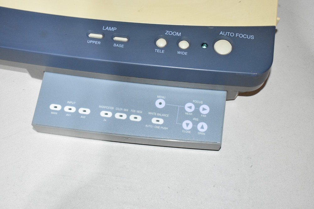 Elmo EV-4400AF Visual Presenter Zoom Overhead Document Camera BROKEN NOT WORKING