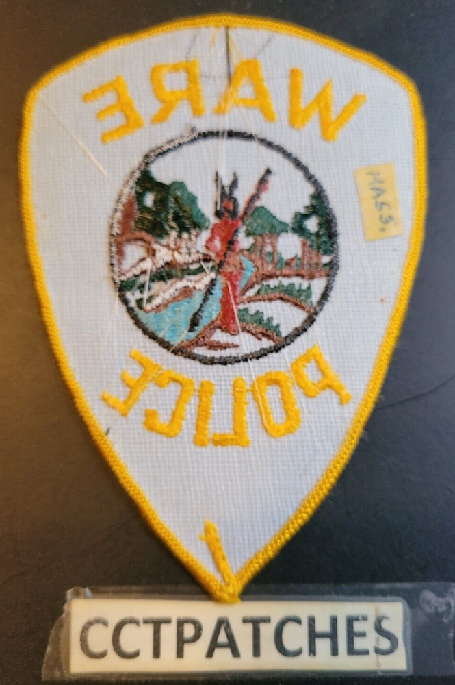 WARE, MASSACHUSETTS POLICE SHOULDER PATCH MA