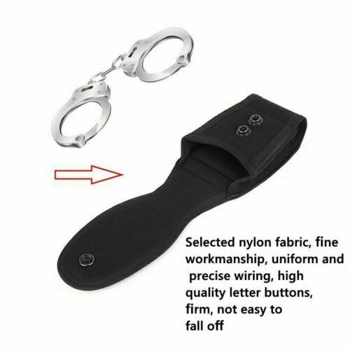 Standard Handcuff Holder Holster Enforcement Nylon Covered Handcuff Case Pouch