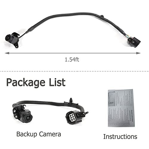 Backup Camera Replacement for Dodge Ram 2009/10/10/11/12 1500/2500/3500
