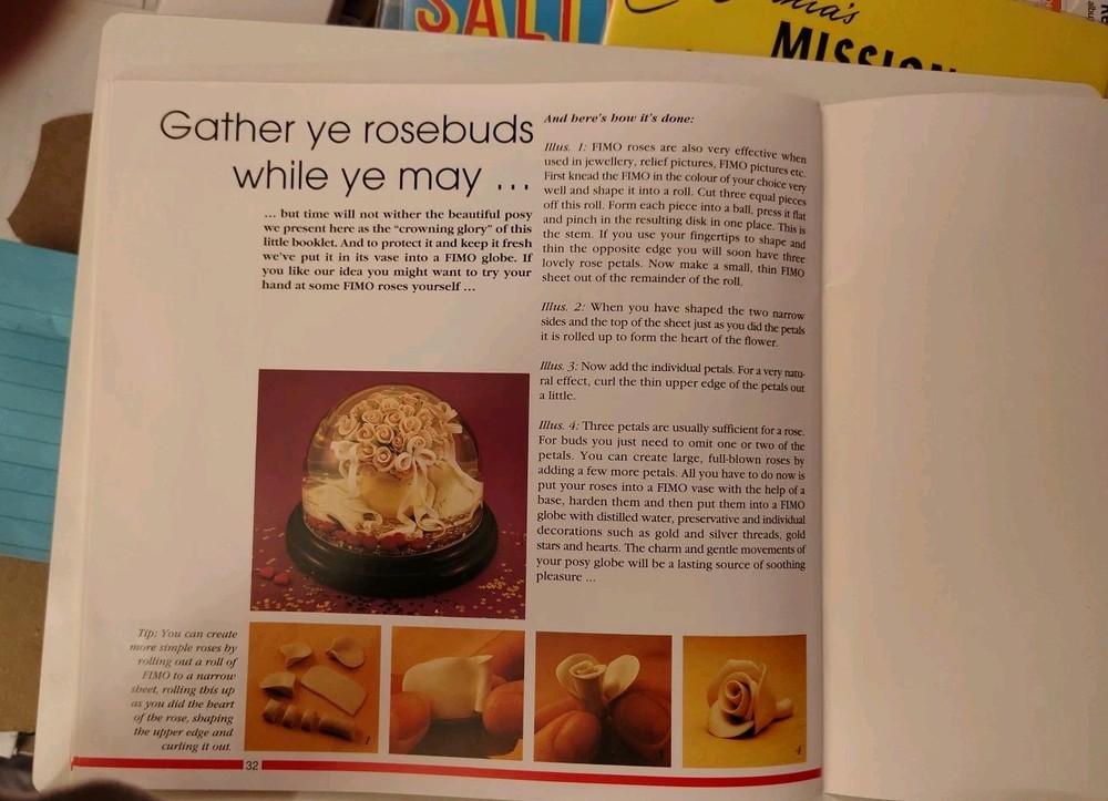 Fimo:: Ideas For Creative Modeling EberhardFaber 32 Pages From Start To Finish