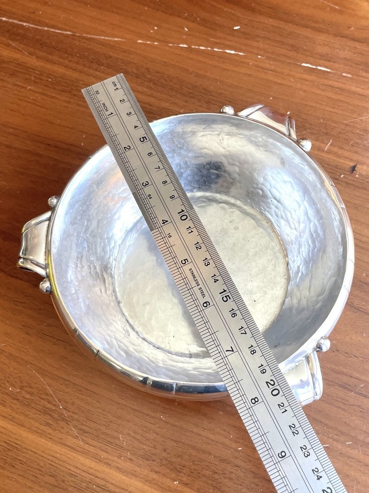 William Spratling Vintage Sterling Mexican Three-Loop Bowl