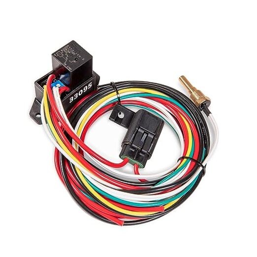 Compact Adjustable Electric Fan Controller and Relay Kit with Thread-in