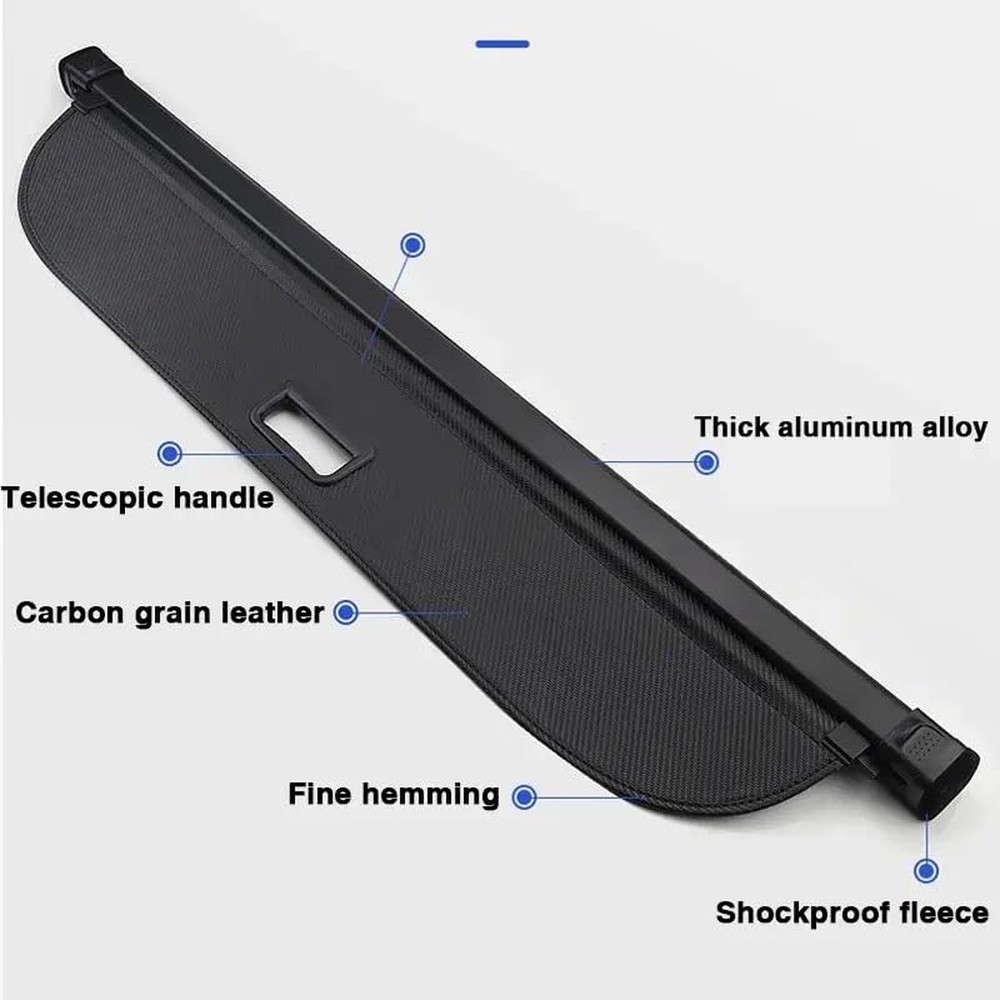 Retractable Cargo Cover Compatible with Dodge Magnum 2005-2008 Shield Securit...
