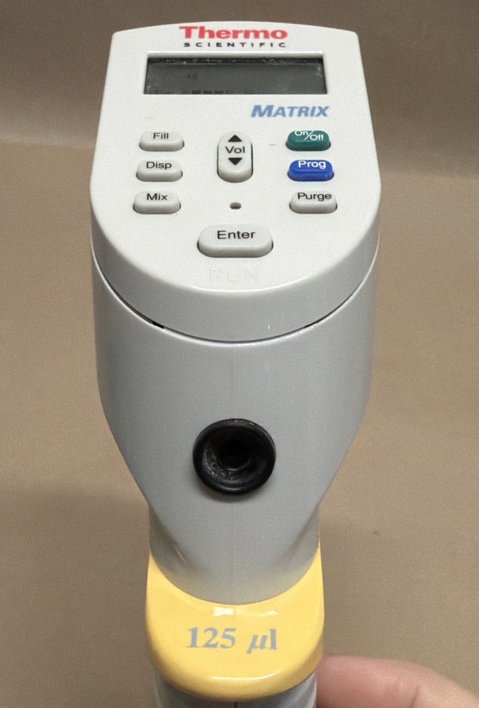 Thermo Scientific Matrix 2-125µL 8-Channel Electronic Adjustable Pipette