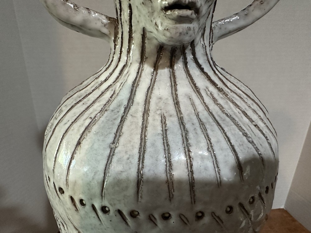 Fhen 20” Tall Vase Sculpture Pottery