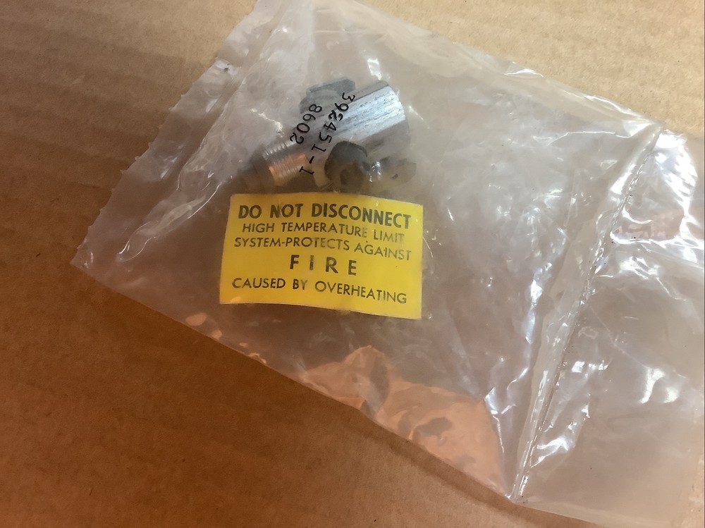 Honeywell 392451-1 High Temperature Limit System