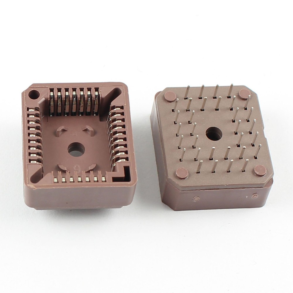 5Pcs New PLCC32 PLCC 32 Pin DIP IC Socket Adapter Converter
