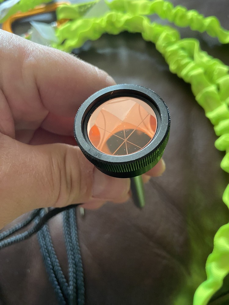Survey Prism Spike w/ Safety Lanyard - Dimensional Control