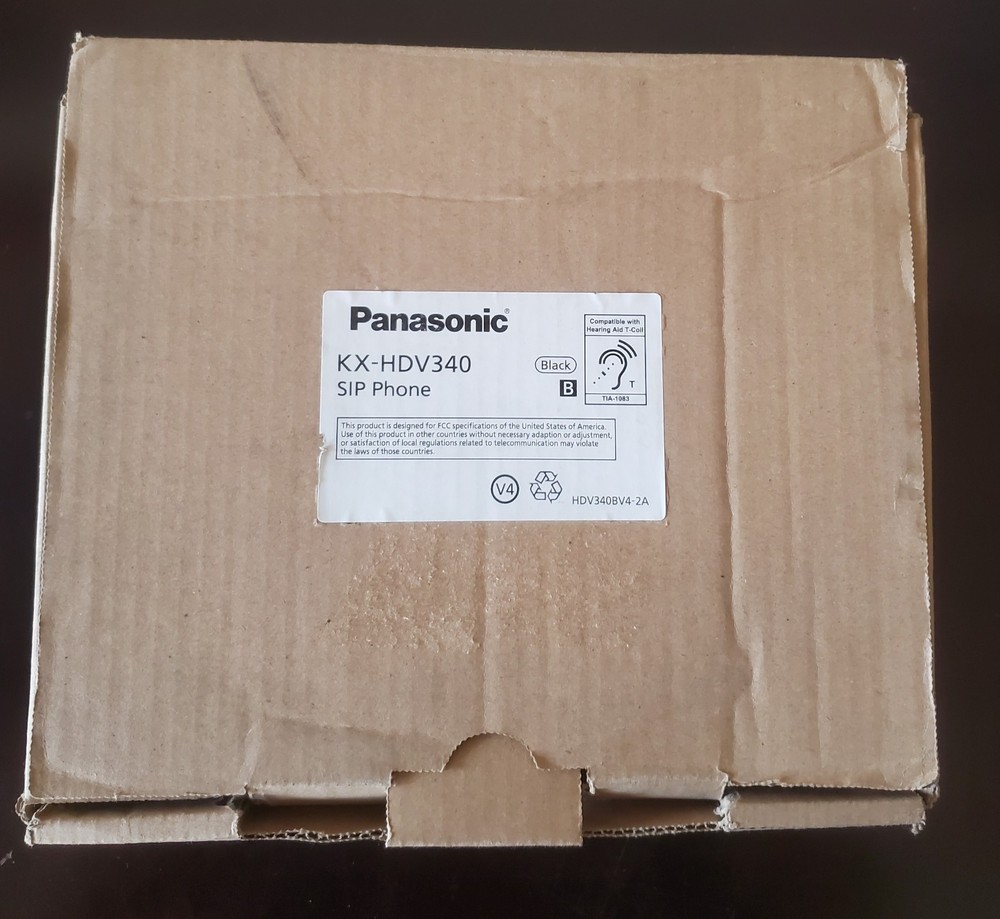 Panasonic KX-HDV340-B Phone *EXCELLENT with BOX*