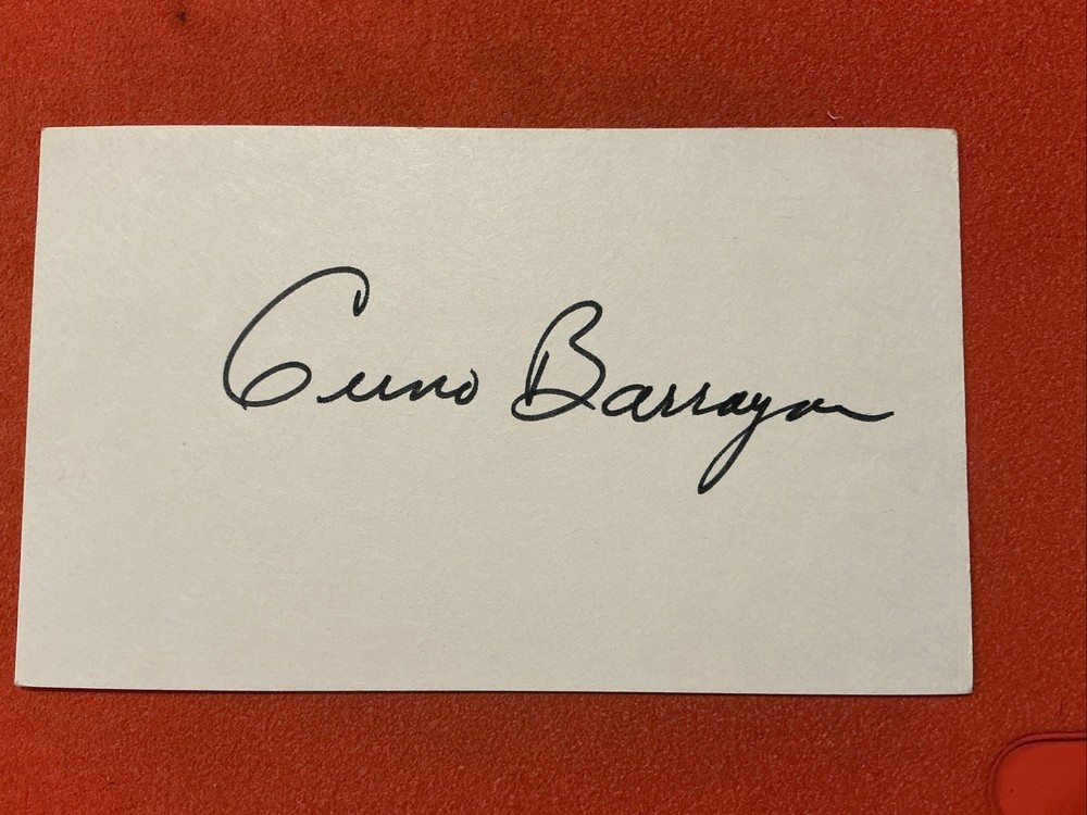 Cuno Barragan🔥🔥MLB: 1961 Chicago Cubs 🔥🔥Autograph🔥🔥