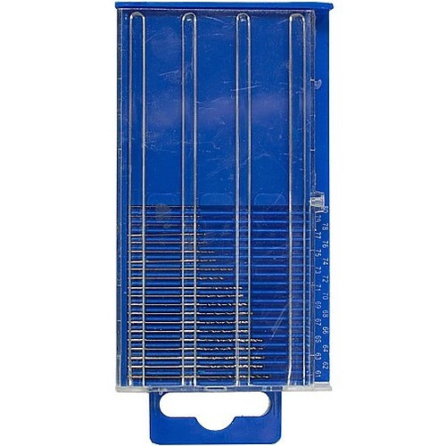 Excel 20-Piece Assorted Drill Bit Index Set - #61-80 Bits - Hobby and Model