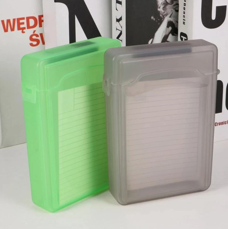 5 Pcs 3.5 Inches Hard Disk Drive Protection Storage Box Case