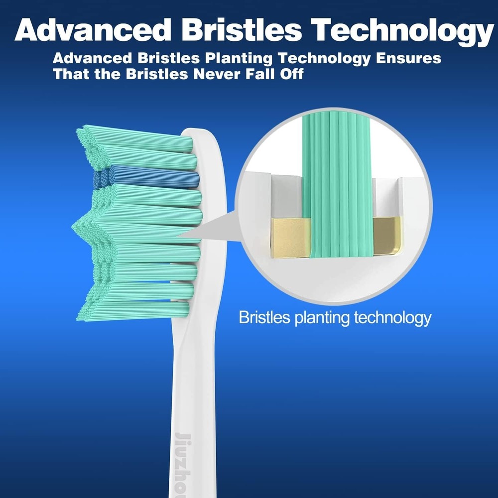 6 Pack Toothbrush Replacement Heads for Philips Sonicare E-Series,