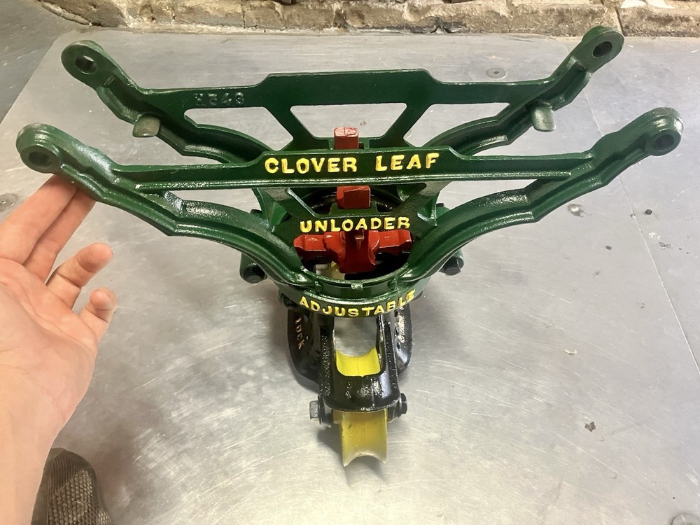 Possibly a Clover Leaf Hay Trolley F.E. Myers Adjustable Unloader Restored Barn