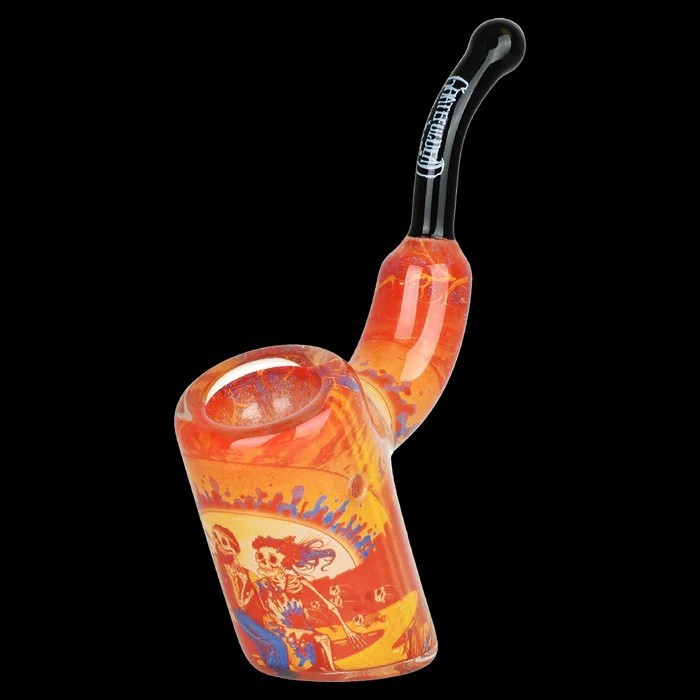 New! Grateful Dead x Pulsar Inside Print Sherlock Pipe Sunset Dance/BOROSILICATE