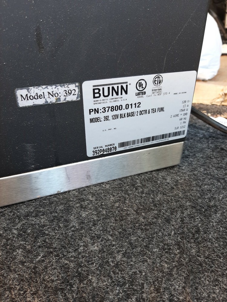 bunn coffee maker commercial